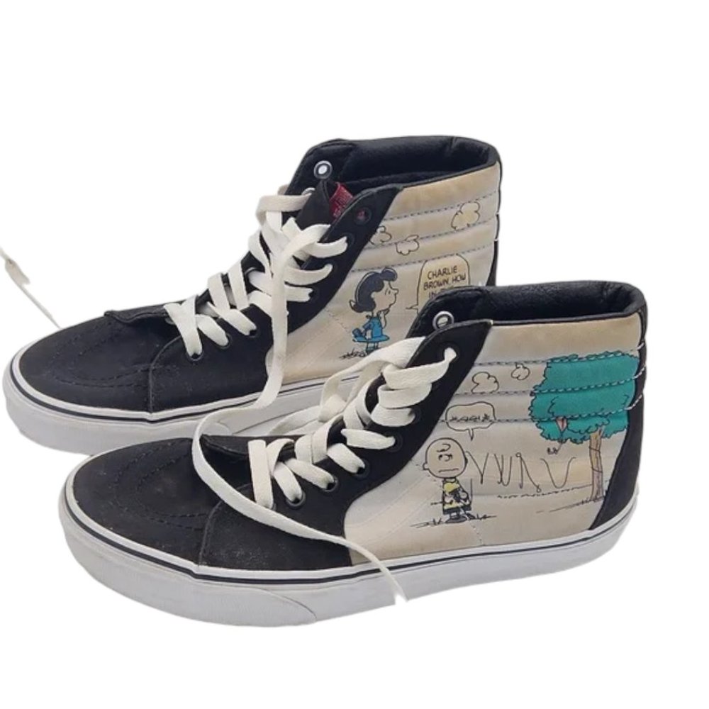 Peanuts X Van's Charlie Brown shoes men's size 7.5